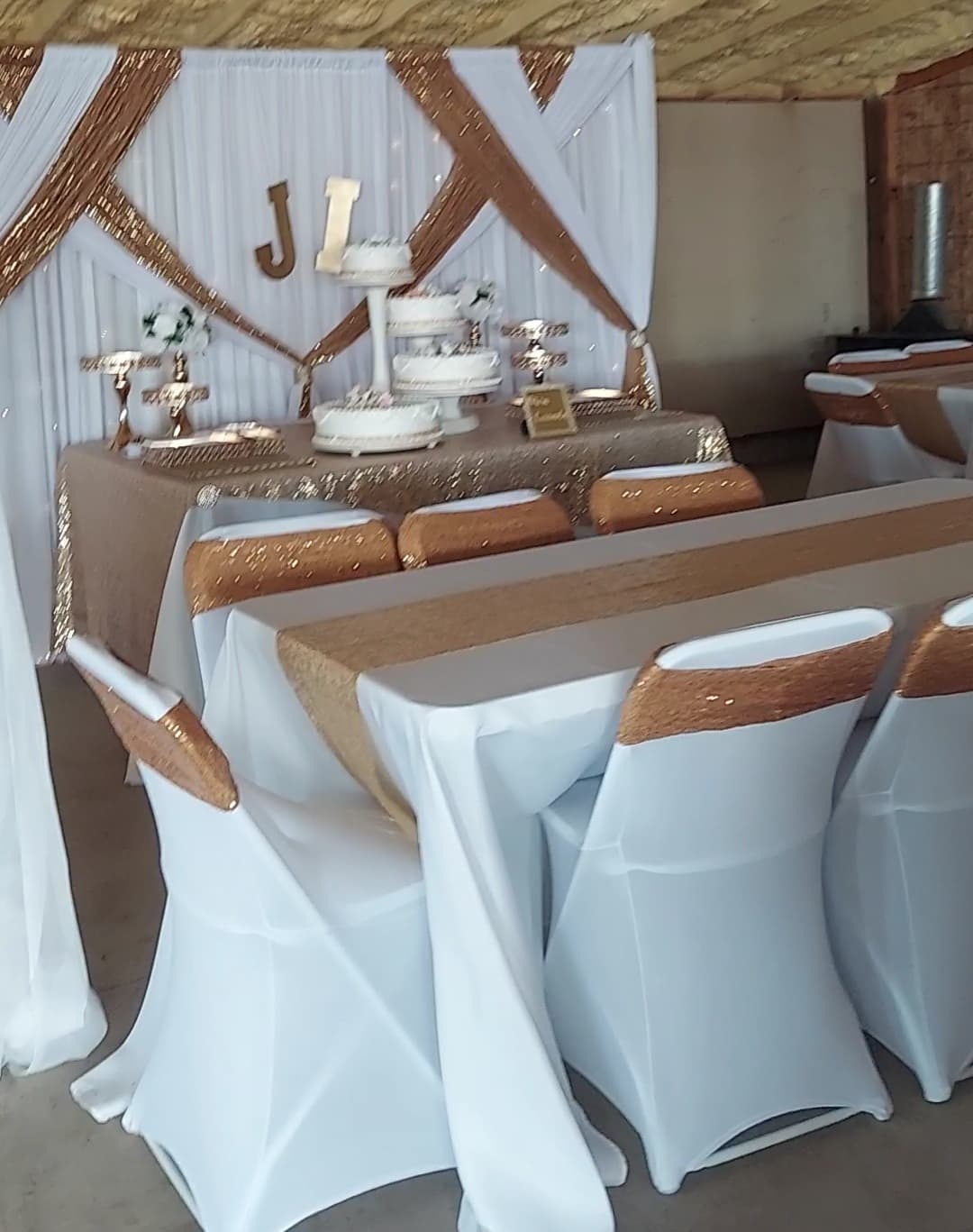 Cobertores de silla blanco — photo 2